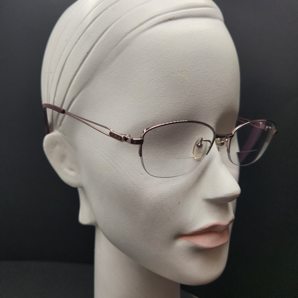Furla optical frame women's red Titanium VFU556K OSBS 52-17-140 dainty eyewear